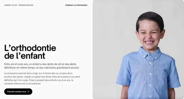 Le haut de la page L’orthodontie de l’enfant&nbsp;: ce que l’on peut corriger pendant la croissance